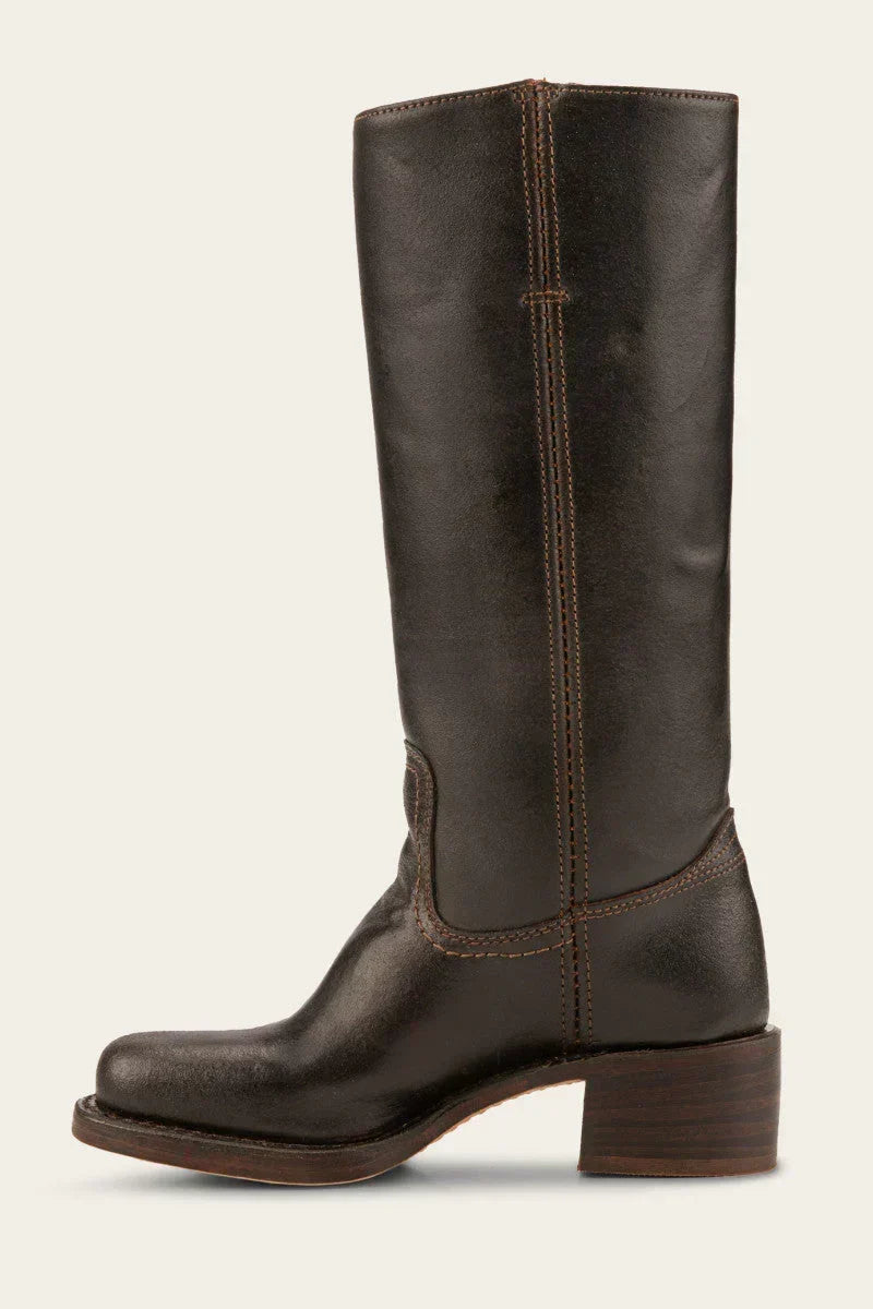 Women’s Mid Calf Western Boots with Block Heel
